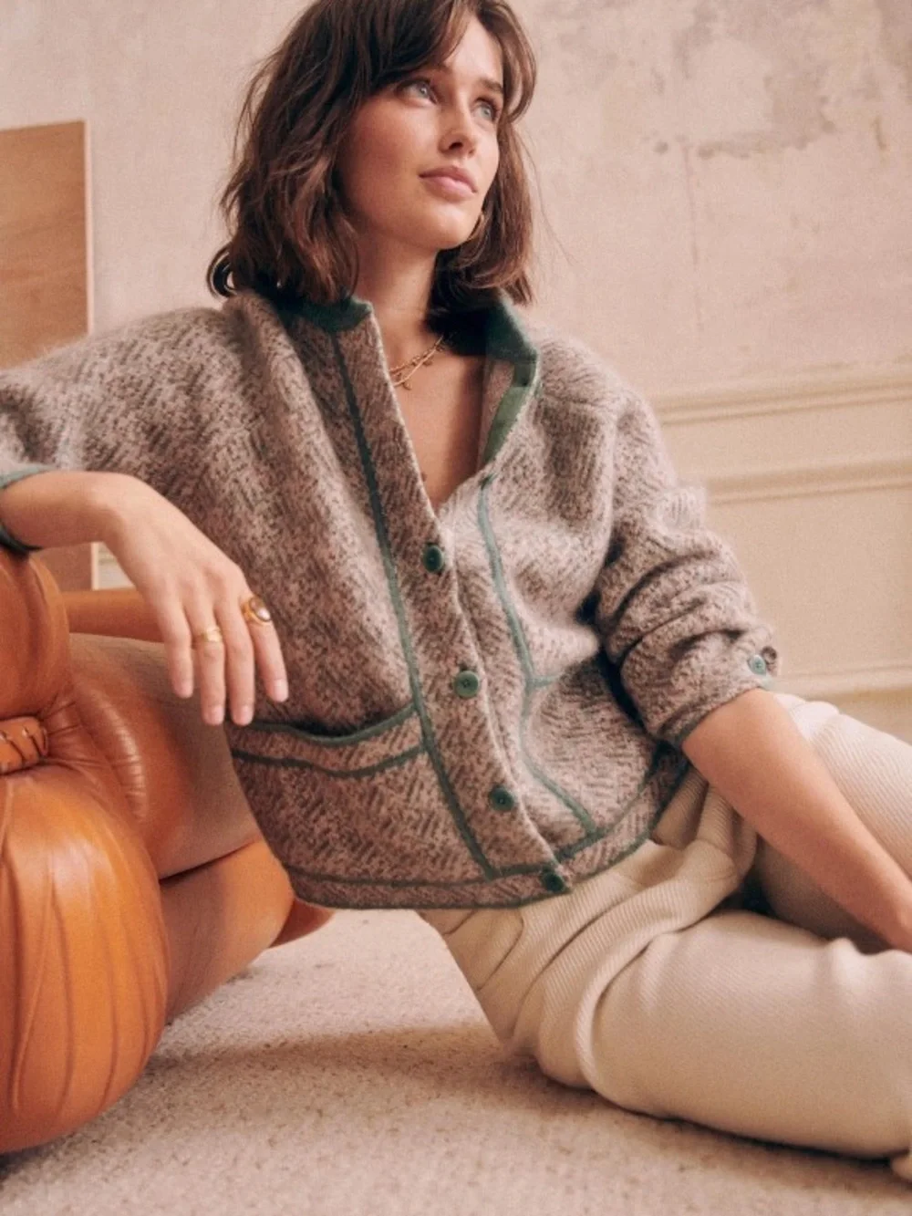 Sezane Noah cardigan - Picture 1 of 8
